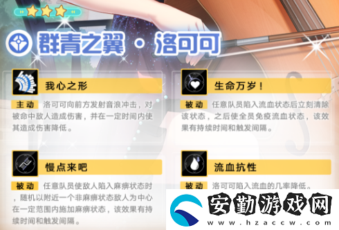 雙生視界群青之翼洛可可技能介紹