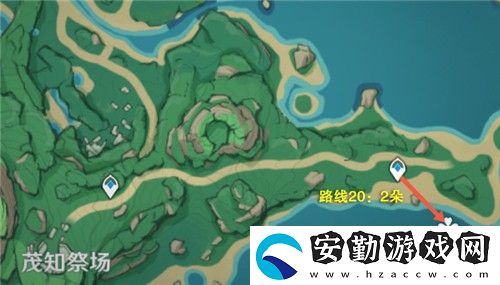 原神海靈芝位置圖