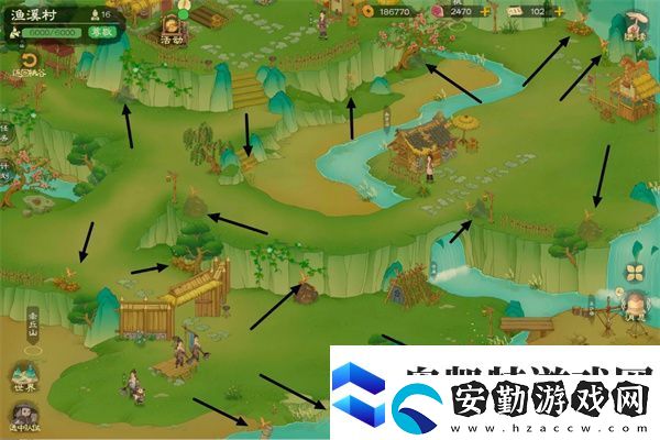 桃源記2魚溪村精衛(wèi)放置點位分享